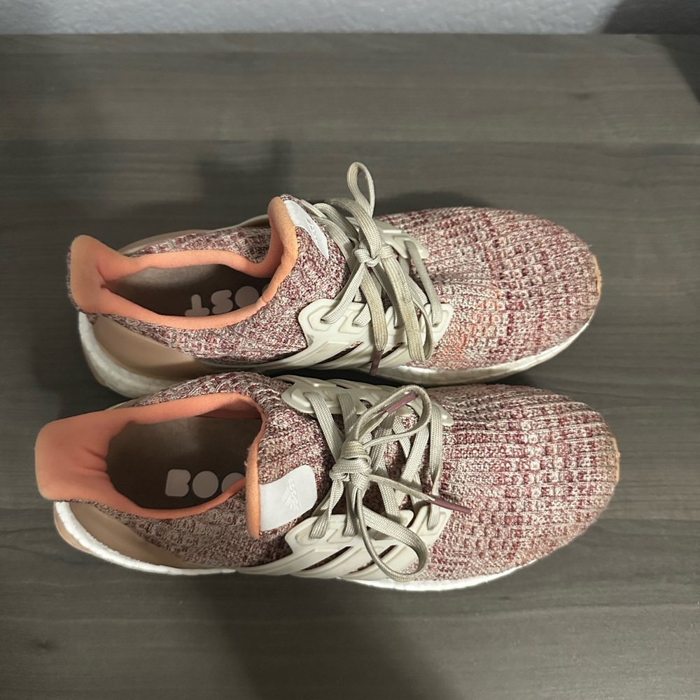 Adidas pink ultraboost, size 6
